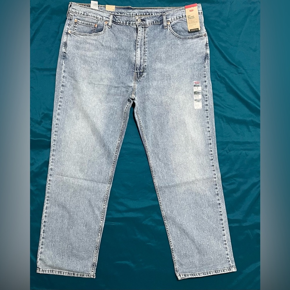 levi’s 559 relaxed straight blue jeans